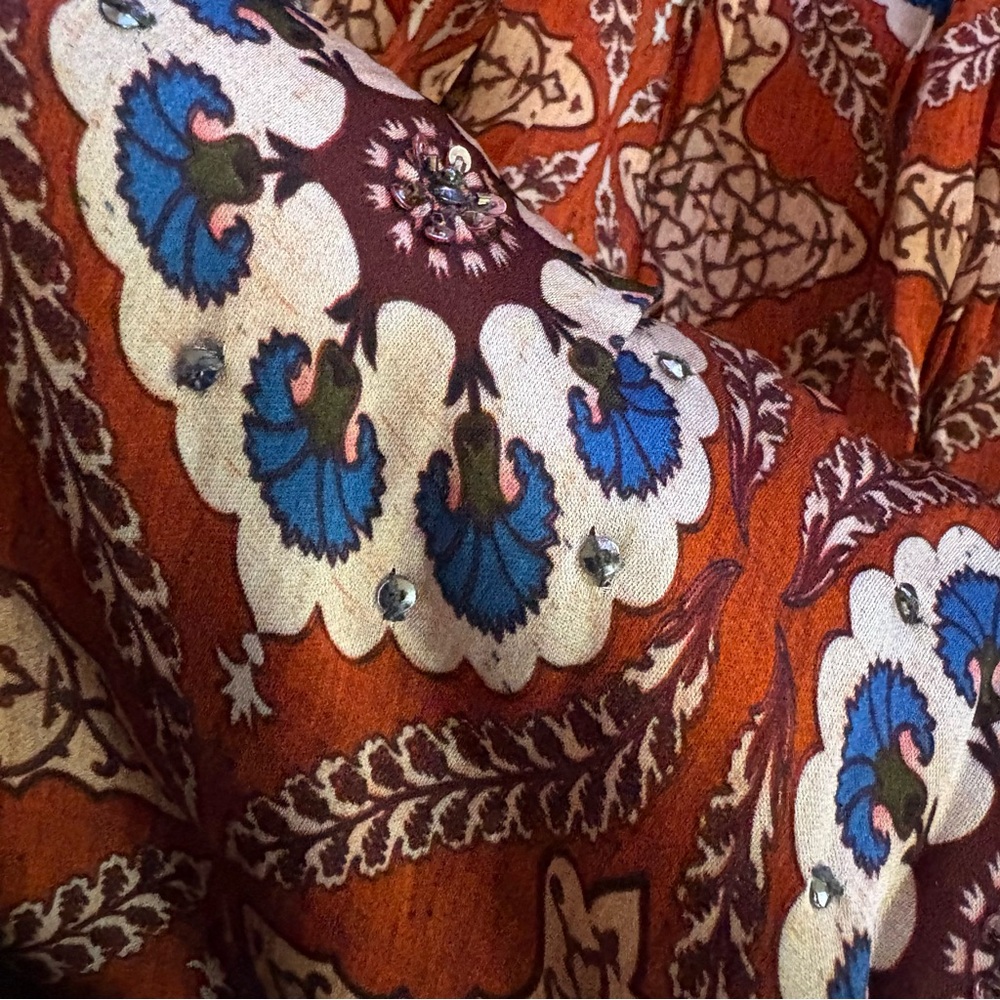 Tanvi Kedia Anthropologie boho dress new sz Large - Picture 7 of 13